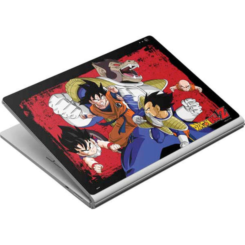 Dragon Ball Z Goku Vs Vegeta Surface Book Skin